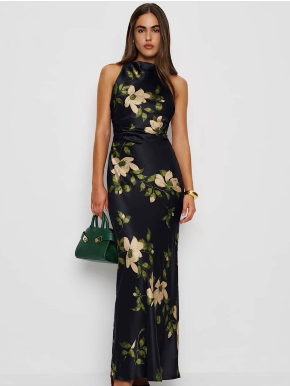 REFORMATION Anaiis Silk Dress in Mood For Love